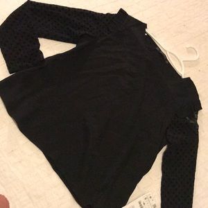 Black Zara blouse